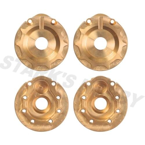 4pcs TRX4 Brass Counterweight Balance Weight Portal Drive Housing for 1/10 RC Crawler Traxxas TRX-4 Axle Upgrade Parts