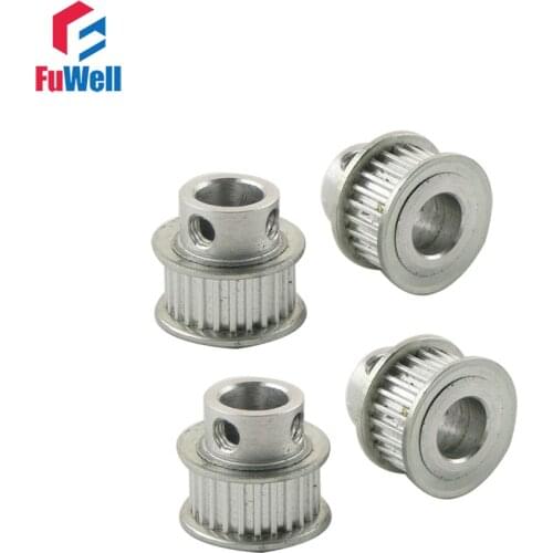 4pcs 25T MXL Timing Pulley 5/6/6.35/7/8mm Inner Bore 7mm Belt Width 2.032mm Pitch 25Teeth Timing Synchronous Belt Pulleys