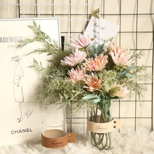 7PCS Artificial Flower Peony Wedding Decoration Silk Flower Bouquet Accessories DIY Party Flower Wall For Home Decor