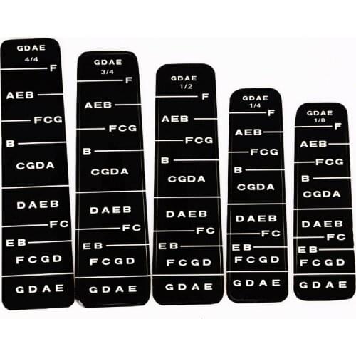 Musical Instrument Accessories Violin Scale Bitmap Scale Stickers Easy To Use Violin Beginner Violin Stickers
