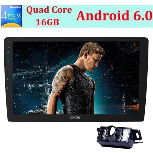10.1" Universal Android 6.0 2GB Car Stereo 2 Din GPS Navigation TouchScreen 1080P video Radio Audio Mirrorlink Wifi HeadUnit