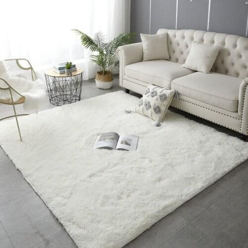 Beige Shaggy Carpets For Living Room Soft Fluffy Rugs Bedroom Sofa Coffee Table Large Floor Mat Pastoral Solid Area Tatami