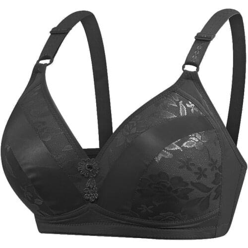 Plus size Bras For Women Support Push up Bra Sexy Lingerie Wireless Brassiere Underwear Fashion Bralette Size 36-46 A B C D Cup