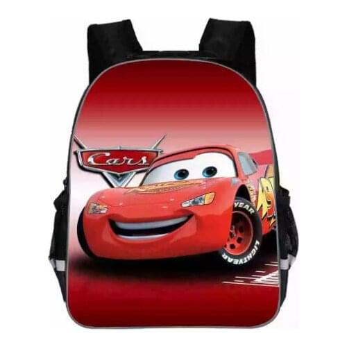 Disney 95 car childrens bag kindergarten female baby boy safety backpack primary school students 3-6 years old