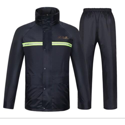 Raincoat,Rain Pants,Heavy Rain Gear,Waterproof Motorcycle Bicycle Rain Jacket Suit Poncho Table Size Large Size Fishing Raincoat