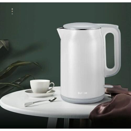Electric Kettle Home Appliance Coffee Samovar Automatic Safty Auto-off Kettle Tea Pot Stainless Steel 1.7L 1800W Fast Heating