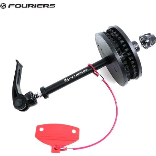 Fouriers Road Bike MTB Chain Hook Cleaner Catcher Holder Brush Tool Roller Quick Release 135mm Rear Derailleur Protector