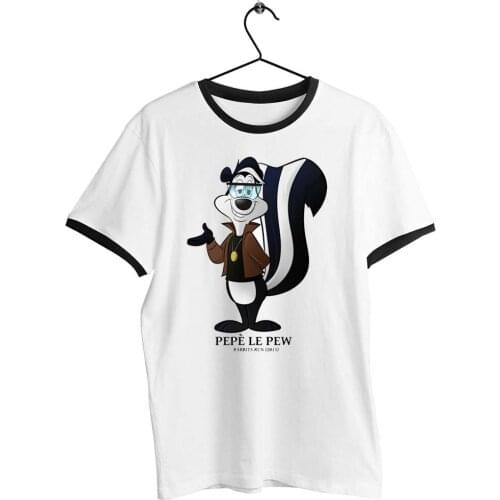 Unisex Men Women T Shirt Pepe Le Pew French Skunk Tribute Artwork Printed Tee