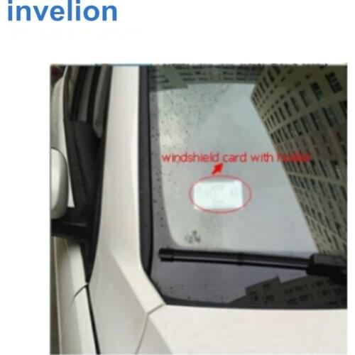 10M long range Adhesive Alien H3 UHF RFID Tag Sticker Label for Windshield for uhf rfid reader in car parking managment