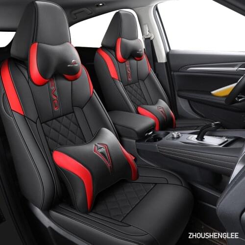 ZHOUSHENGLEE custom leather car seat cover for Haval F7 F7X 2017-2021 years Automobiles Seat Covers