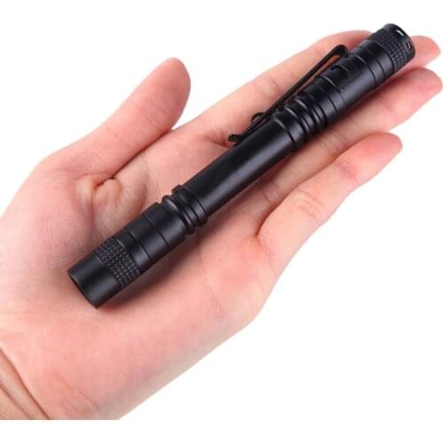 Mini LED Torch mini pen light Waterproof LED light Led pen Flashlight lamplight Chip mini Torch Light 5 Modes AAA Battery