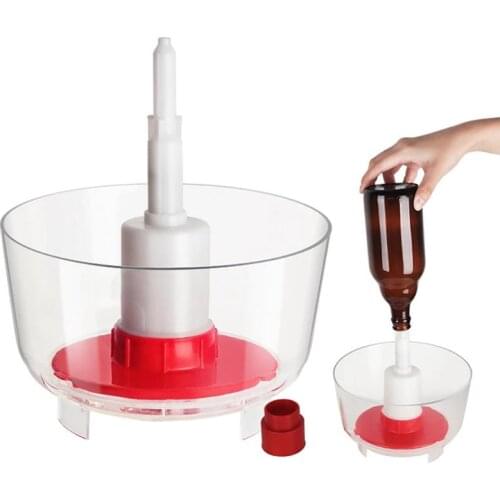 Wine Rinser Beer Bottle Washer Sterilizer Adapter For Home Brew Laboratory Bar Kitchen Bottle Cleaning Machine Tools Wholesale