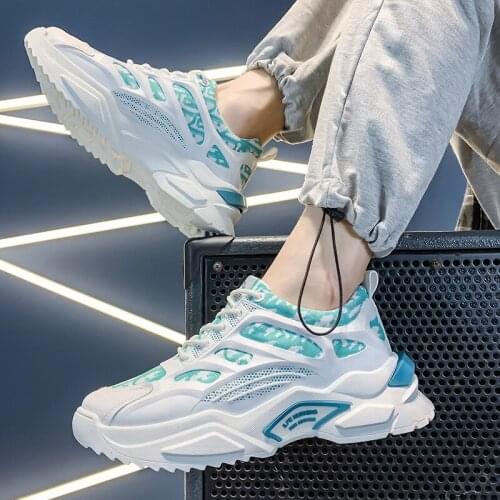 Retro series fashion casual dad shoes mens casual shoes sports shoes shock absorption shoes wear-resistant shoes