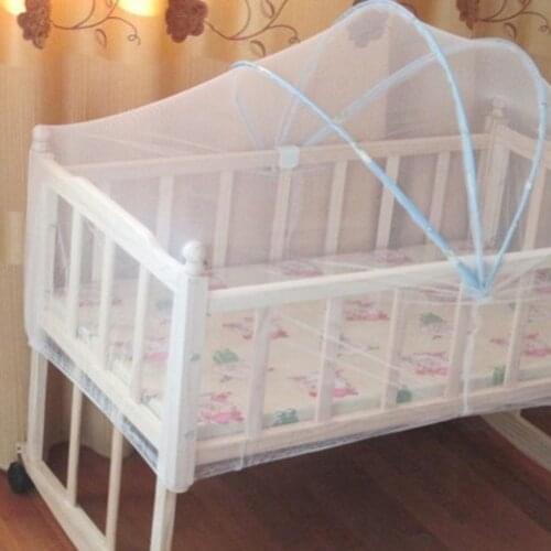 Size S/M/L Baby Crib Netting Summer Anti-Mosquito Insect baby safe from mosquitoes Cradle Bed Net Whilte