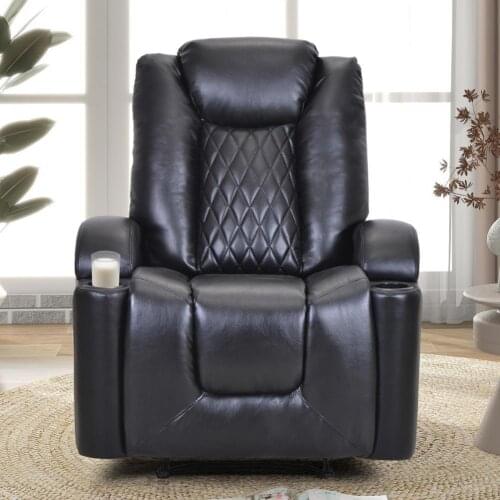 No Stuffiness Wear Resistant Assisted Reclining Furniture with Cup Holder for Living Room