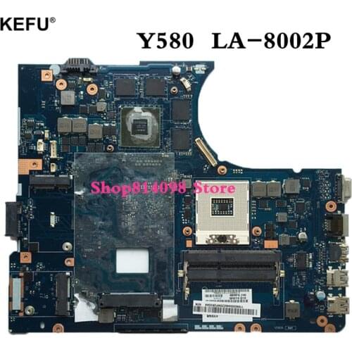 Y580 motherboard GTX660M 2G HM76 DDR3 QIWY4 LA-8002P 90001314 For LENOVO Y580 Laptop Motherboard tested 100% work