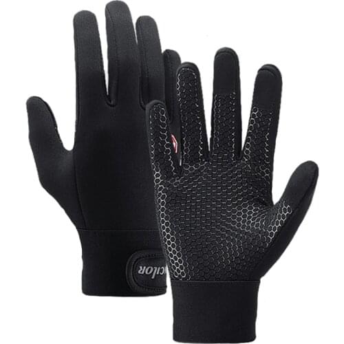 Winter Outdoor Sports Running Glove Warm Touch Screen Gym Fitness Full Finger Gloves For Men Women Knitted Magic Gloves