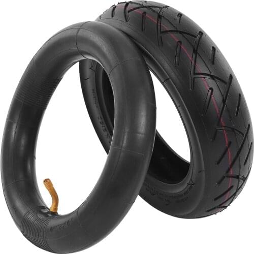 1 Set 10 Inch Electric Scooter Tire with Tube 10*2.50 Skateboard Inner Tube Outer Tires Explosion-proof Tires Advanced Tyre