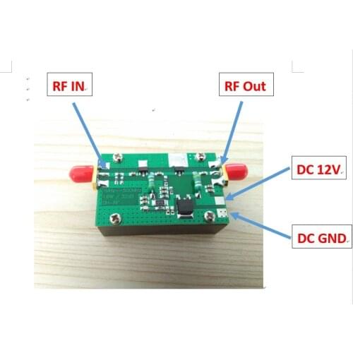 1MHz -- 500MHz 1.5W Amplifier HF FM VHF UHF FM Transmitter Broadband RF Power Amplifier