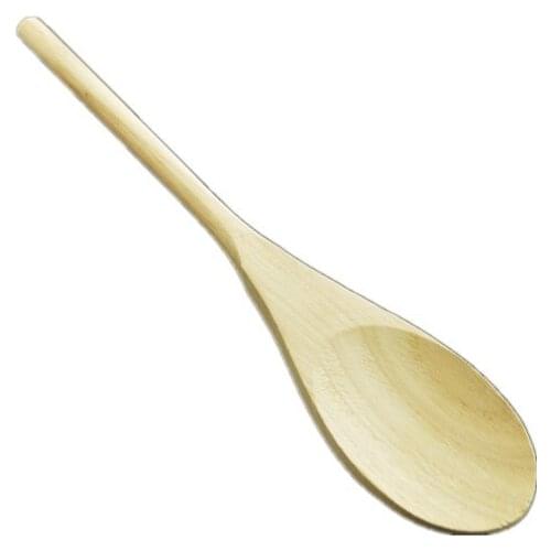 1pcs 250mm Scraper Kitchen Cooking Wooden Wood Soup Spoon Healthy Wood Spoon Rice Spoon Tableware