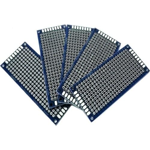 10pcs Electronic PCB Board 3x7cm Diy Universal Printed Circuit Board 3*7cm Double Side Prototyping PCB For Copper Plate Whosale