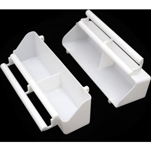 2Pcs Bird Feeding Tools Quial Parrot Food Water Bowl Parallel Bars Pigeons Stand Cage Feeding Tools