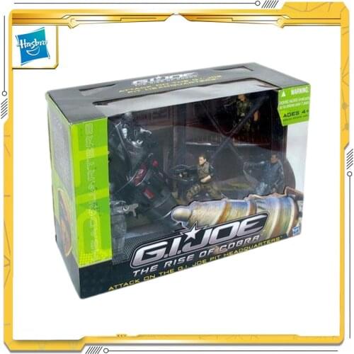3.75inch Original Hasbro G.I. Joe:The Rise of Cobra 09 Movie Version Attack On The G.I. Joe:Pit Headquarters Model Toys