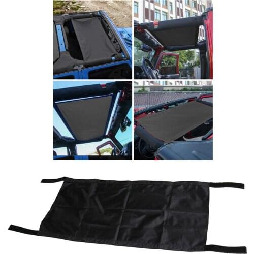 Car Roof Hammock Sun Shade for Jeep Wrangler & Wrangler Unlimited 1985-2020 LJ, YJ, TJ, JK, JKU, JL, JLU, 152x54cm