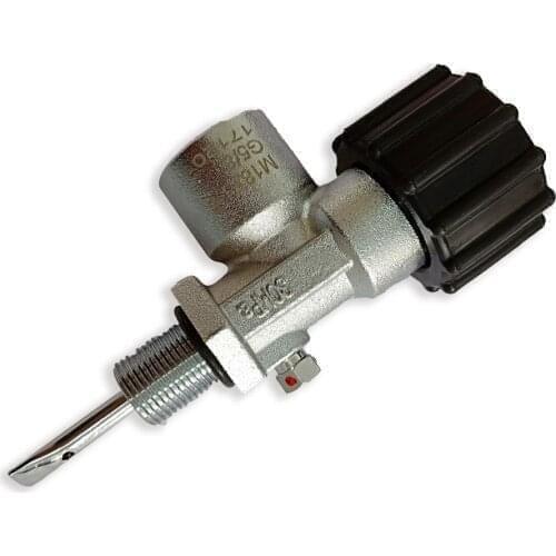 AC931 Carbon Fiber Cylinder Valve PCP Paintball Tank 30Mpa 4500psi Din Valve ON/OFF M18*1.5 Male Thread G5/8 Female Thread-E