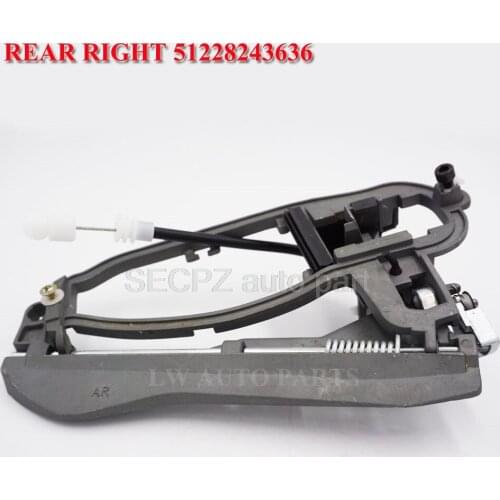 For BMW X5 E53 2000-2007 Rear Right Side Door Handle Carrier 51228243636
