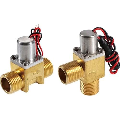 Energy-Saving Water Flow Pulse Solenoid Valves Bistable Water Control Brass Electromagnetic Valves for Induction Cleaner