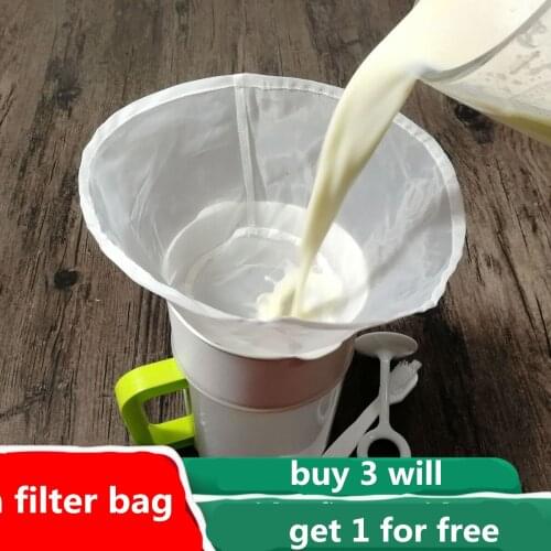 Milk Filter Fruit and Vegetable Juice Wine Filter Gauze Ultra-fine / High-density Nylon Filter Bag
