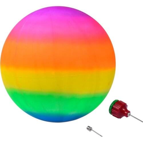 Toys For Children Beach Ball Colorful Rainbow Pool Toy Ball Underwater Game Ball For Teens Summer Water Kids Toys
