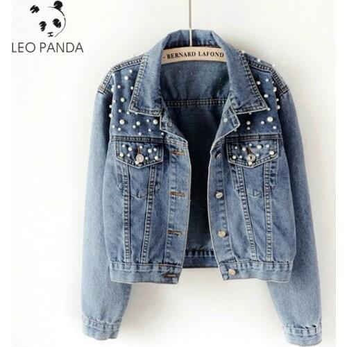 LEOPANDA Womens Denim Jackets