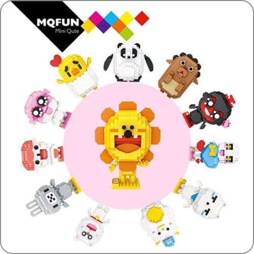 LOZ Diamond Blocks constellation Cancer Panda Animal Cartoon Characters Micro Building Blocks Toys Children DIY Bricks Figures
