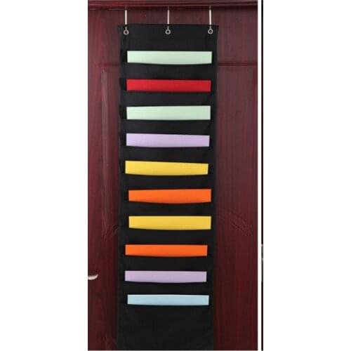 Multi-layer Oxford Hanging bag For office Folder Book Space Saver Organizer Hanging student books storage bags