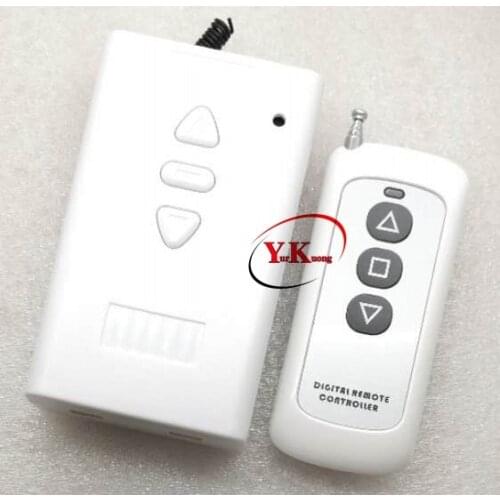 Motor Up Down Stop Remote Control Switch DC 12V 24V 36V Wide Voltage Motor Forwards Reverse Stop Wireless Switches 315 433