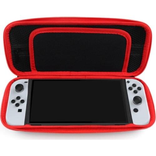 Carrying Case for -Nintendo Switch Protective Case Storage Bag Cover PU for Switch OLED Console Travel Portable Pouch