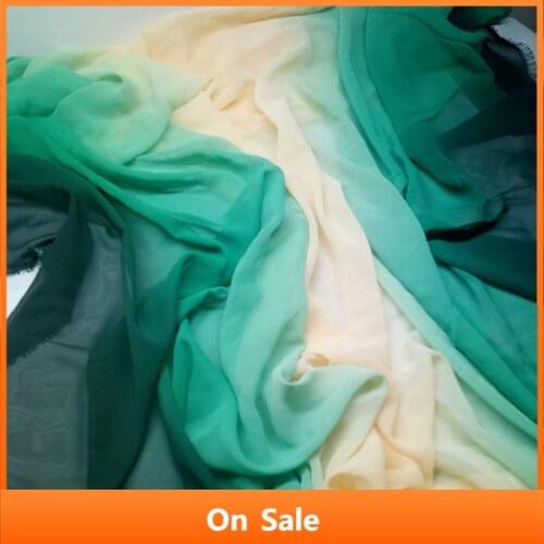 Super Deal Cosplay Dress Ombre Chiffon Dancing Dress 75D Tilda Cloth Tissue Fabric