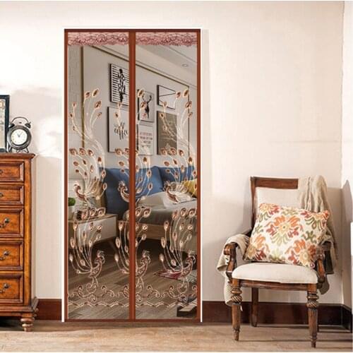 Hot Summer Anti Mosquito Insect Fly Bug Curtains Magnetic Net Mesh Automatic Closing Door Screen Kitchen Net Veil Protector