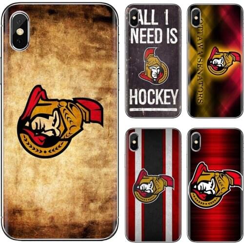 For Huawei P30 P40 P20 P7 P8 P9 P10 Lite Plus Pro 2015 2016 2017 Mini Team-Logo-C-Ottawa-Senators-Hockey Silicone Phone Covers