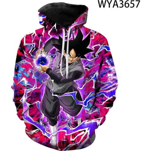 3D Printed New Sweatshirts Cool Anime Dragon Men Women Children Hoodies Pullover Fashion Boy Girl Kids Streetwear dbz Hoody