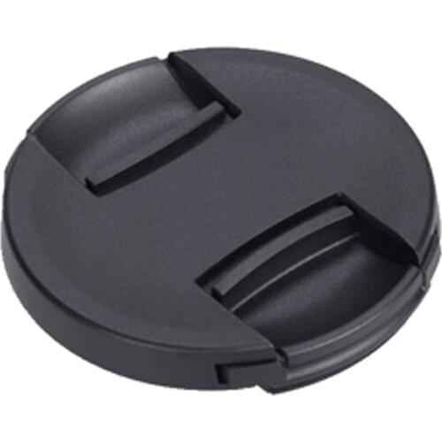 30pcs/lot High-quality 49 52 55 58 62 67 72 77 82mm center pinch Snap-on cap cover for canon camera Lens