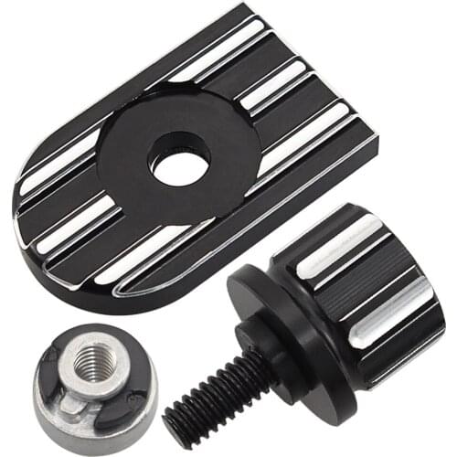 Motorcycle Rear Fender Seat Bolt Screw Nut Tab Mount Hardware Cover Plane Cut For Harley XL Dyna Touring Softail CVO 96-20