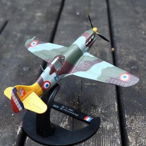 1/72 Scale World War II WWII France D520 Air Force Classic Fighter Aircraft Airplane Models Adult Children Toys for Display Show