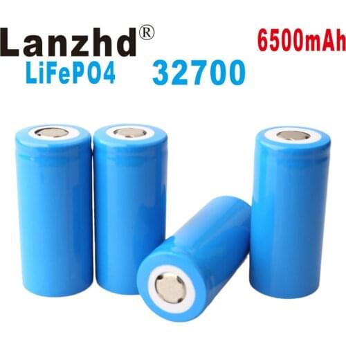 10pcs NEW 3.2V 32700 6500mAh LiFePO4 battery 35A 55A high power battery for electric power tool