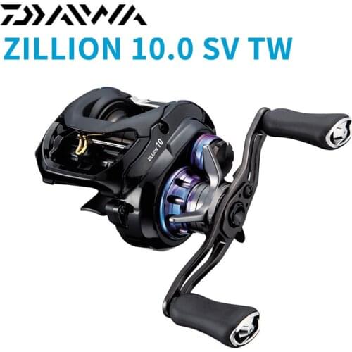 2020 New Arrival DAIWA ZILLION 10.0 SV TW Baitcasting Fishing Reel 10.0:1 High Gear Ratio Baitcast Reel 4.5kg Max Drag Wheels