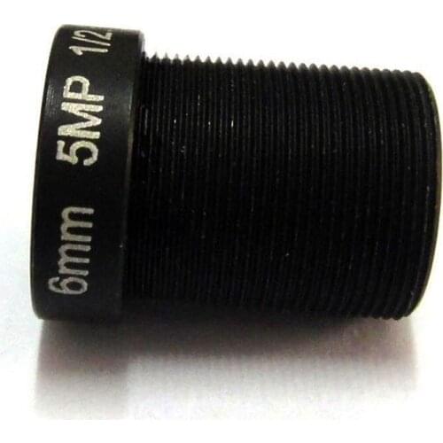 5MP HD 6mm CCTV Lens IP Camera Lens MTV Board M12 Lens F2.0 1/2.5" For HD CCTV Security Camera