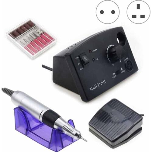 3 Color Nail Drill Machine Manicure 35000RPM for Pro Manicure Pedicure Electric Nail File Nail Art Equipment with Nail Drill Bit