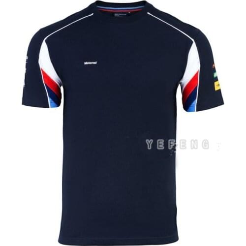 Quick Dry T-shirt Mens Summer Short Sleeve For BMW Motorrad Motocross Motorcycle Mountain Bicycle Street Moto T Shirts